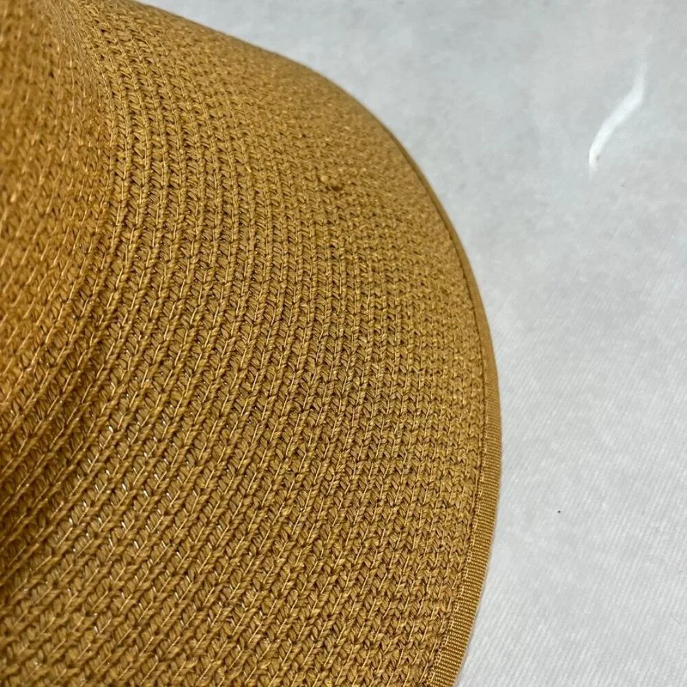 FURTALK Wide Brim Roll Up Sun Visor Hat Adjustable Brown M